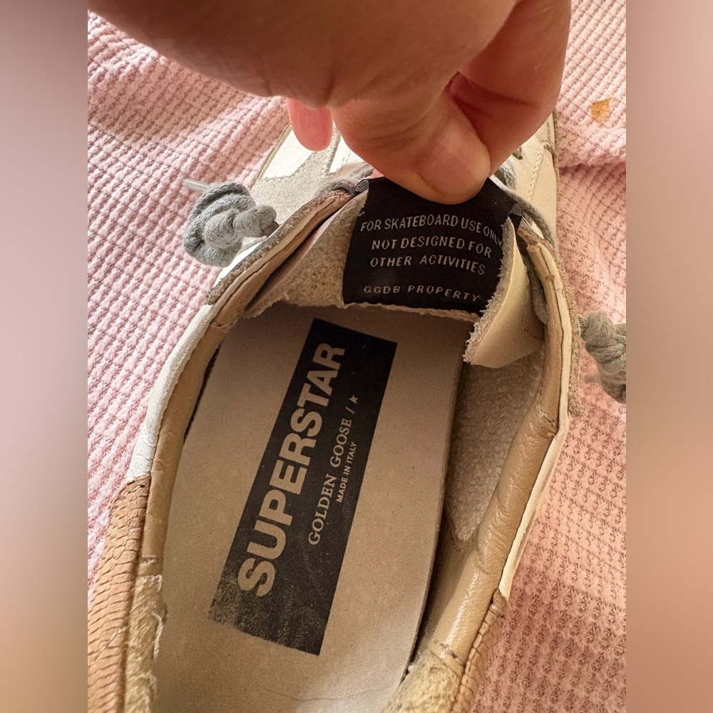 Golden Goose Superstar Sneakers - White and Gray